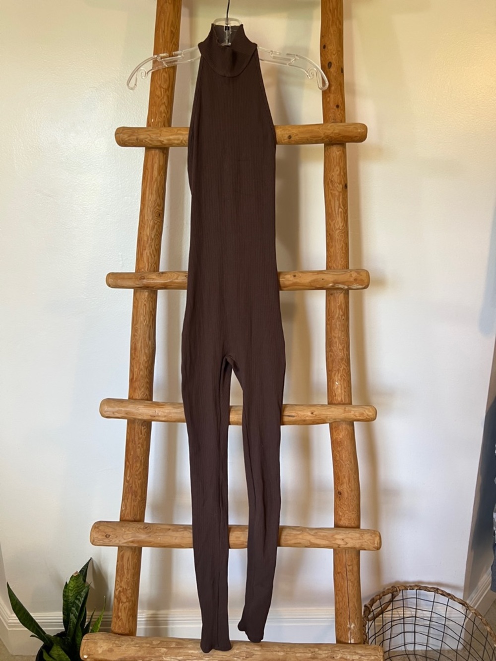 NWT’s! Fashion Nova Chocolate Ribbed Sleeveless Jumpsuit
